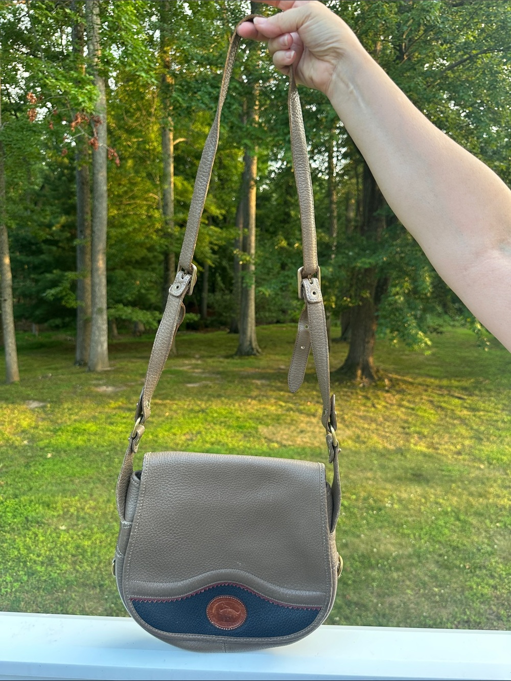 Dooney & Bourke Teton Crossbody Saddle Bag